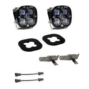 Ford Super Duty Fog Light Pocket Kit - Baja Designs - Squadron Pro Series - `11-`16